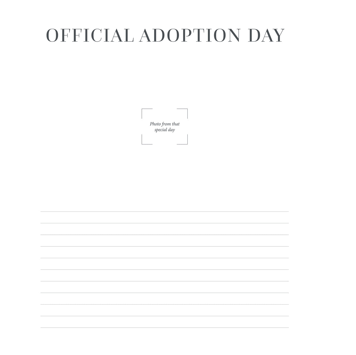 Adoption