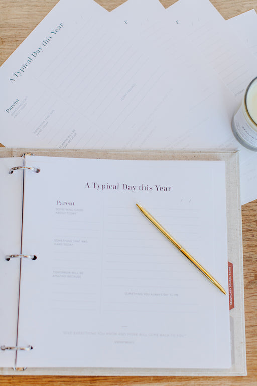 School Years Book | The Co-Journaling Pack