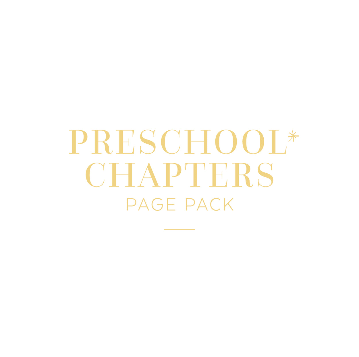 Pre-School Chapters | For the School Years Book